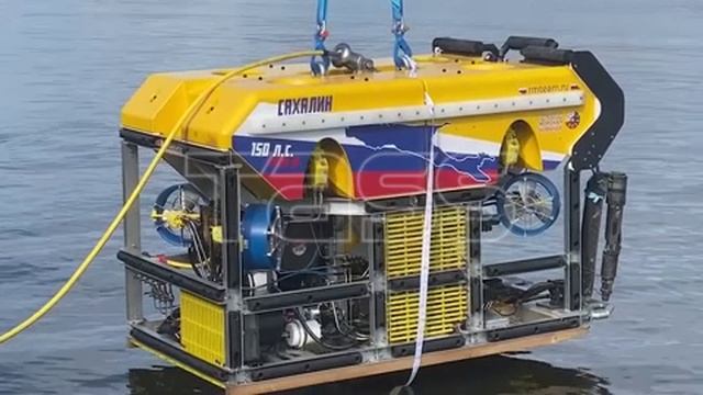 Испытания 1-го российского подводного робота 