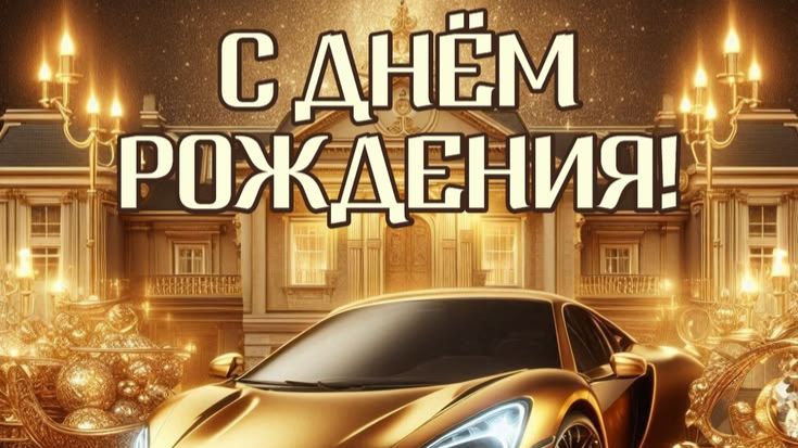 С днем рождения, мужчина! Шикарное музыкальное поздравление с лучшими пожеланиями 💪🎩