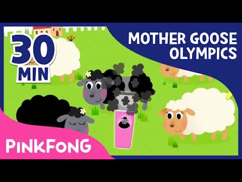 Мать Гусыня СПЕЦИАЛЬНЫЙ | Стрижка овец, игра с переворотом карт и другое | Песни Pinkfong для детей