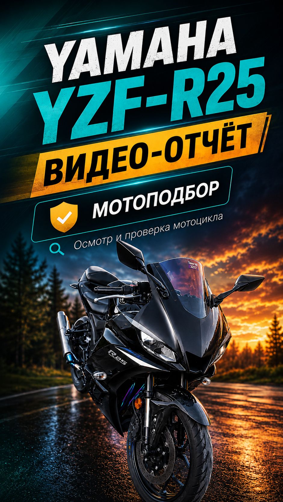Обзор на подобранный Yamaha YZF-R25
