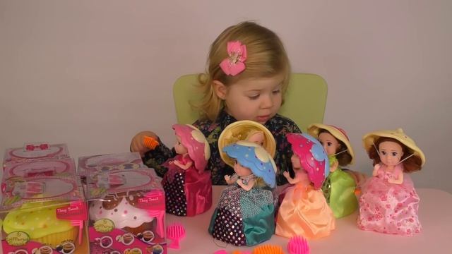 Распаковка Игрушек Ароматные КАПКЕЙКИ Куклы Сюрприз