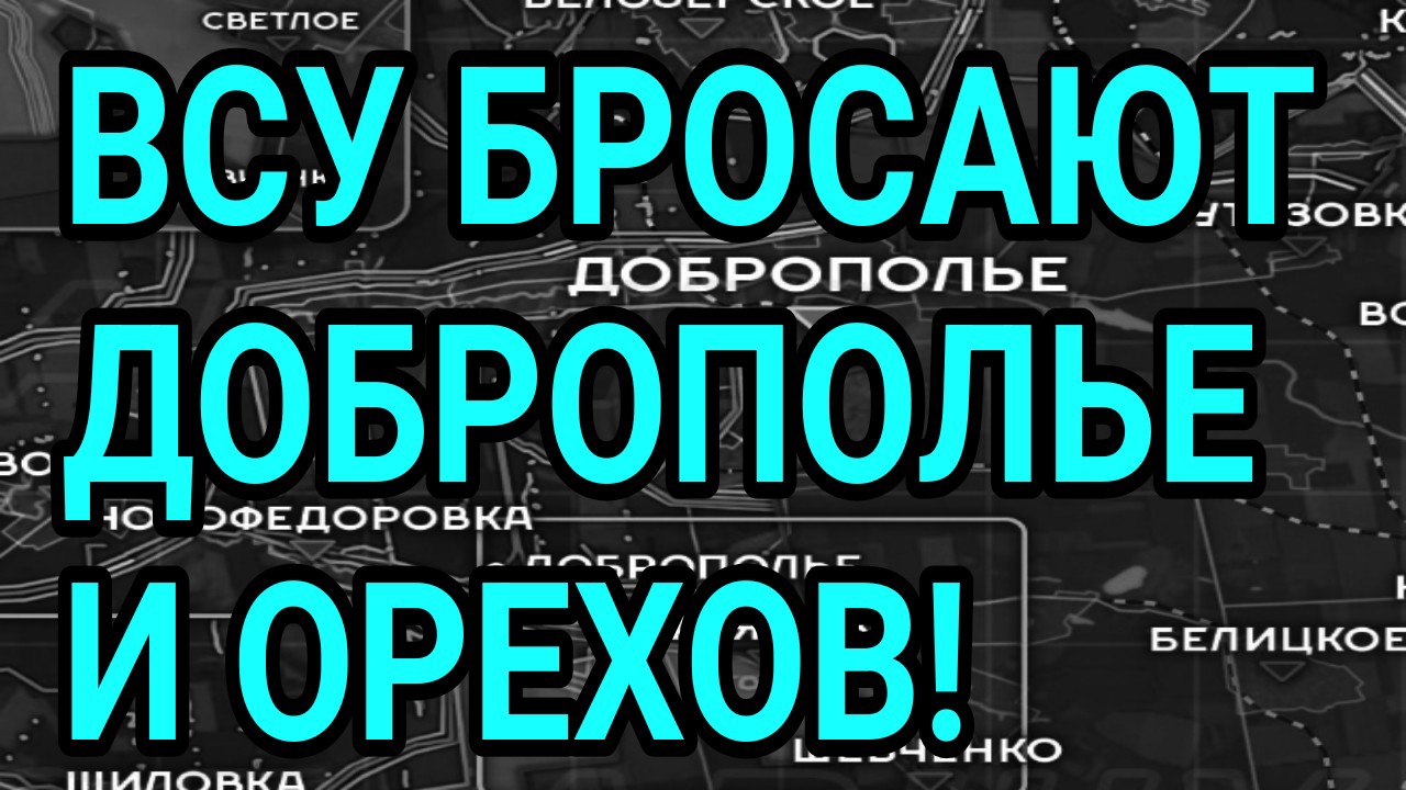 ВСУ БРОСИЛИ ОРЕХОВ и Доброполье! Крах обороны! Военные сводки 26.08.2026