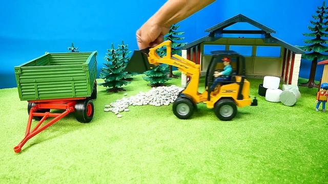 Бип-Бип Тотошка Трактор Мусоровоз Экскаватор 🚜 Видео с игрушками детям