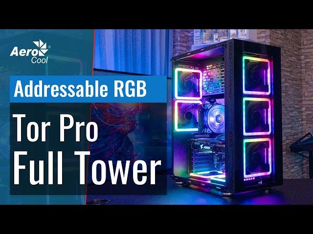 AeroCool Tor Pro Case - Addressable RGB Lighting