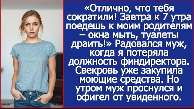 ИСТОРИИ ИЗ ЖИЗНИ/Отлично, что тебя сократили, маме поможешь/РЕАЛЬНЫЕ ИСТОРИИ/ ЖИЗНЕННЫЕ ИСТОРИИ
