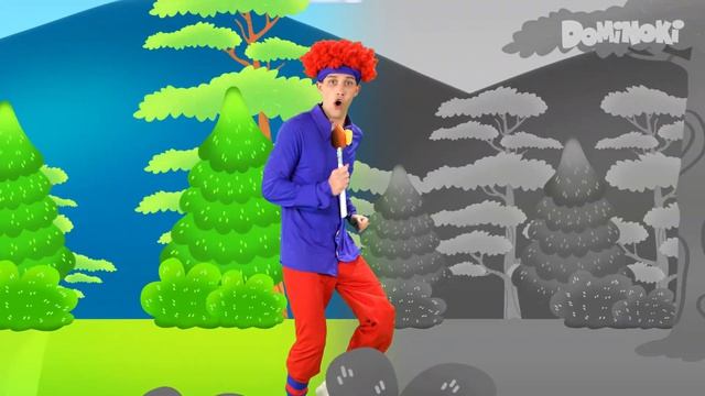 Потерянный цвет | 🧡💚 Цветная песенка 🎨💜 | Новая песеня 🎶 | Песенки для малышей  | Dominoki
