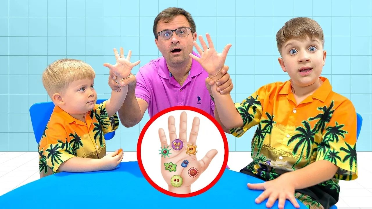 Почему нужно мыть руки   Wash Your Hands Story