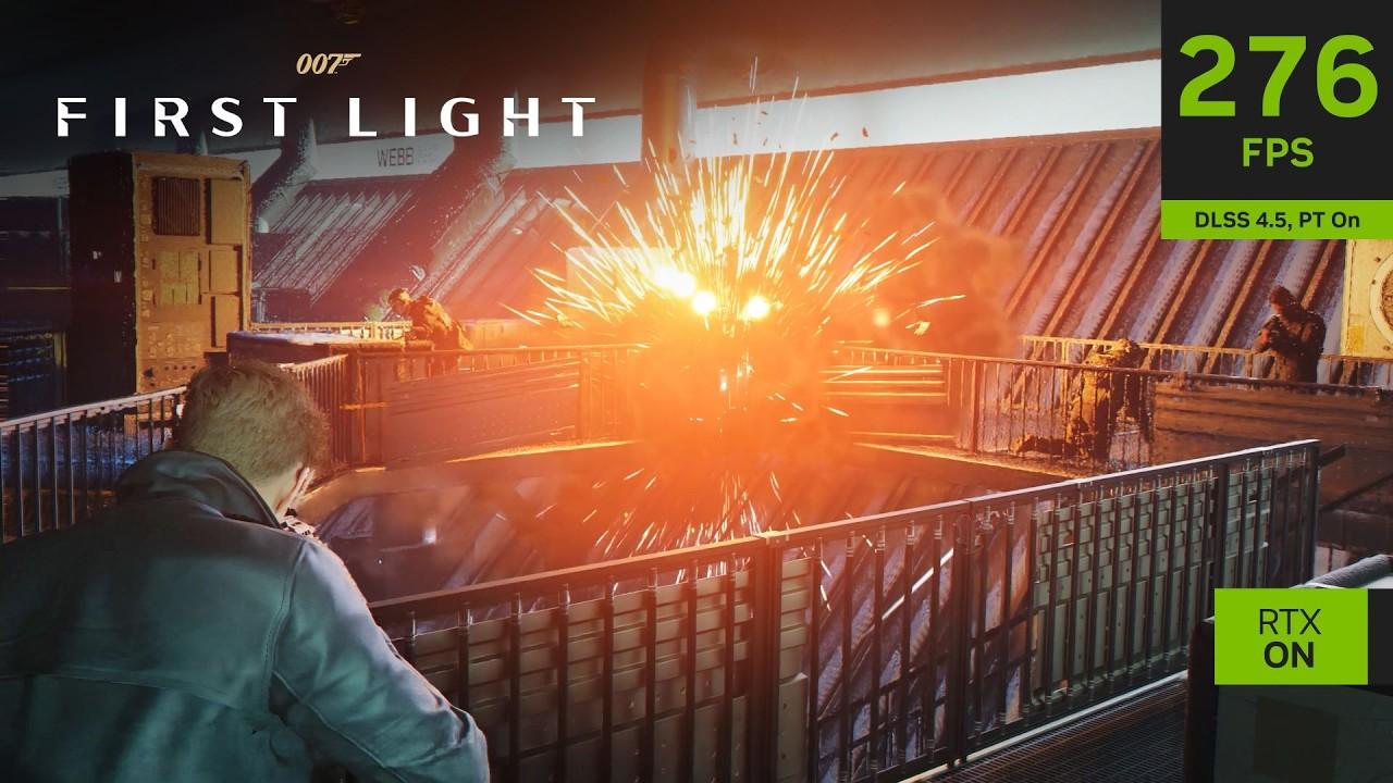 007 First Light – Path Tracing & DLSS 4.5 Ray Reconstruction RTX Update