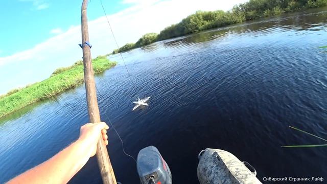 С женой на рыбалку. Вода уходит. Ждем осенний жор..mp4