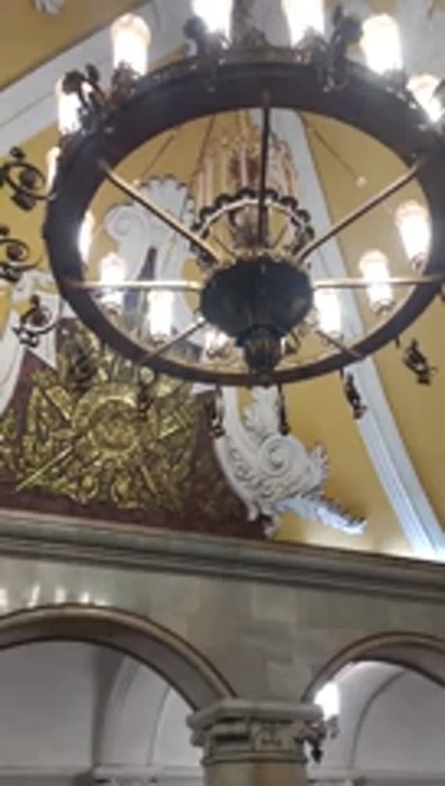 Станция метро Комсомольская интерьер, пассажиры, поезда Кольцевая Линия Москва Фрагмент 1в