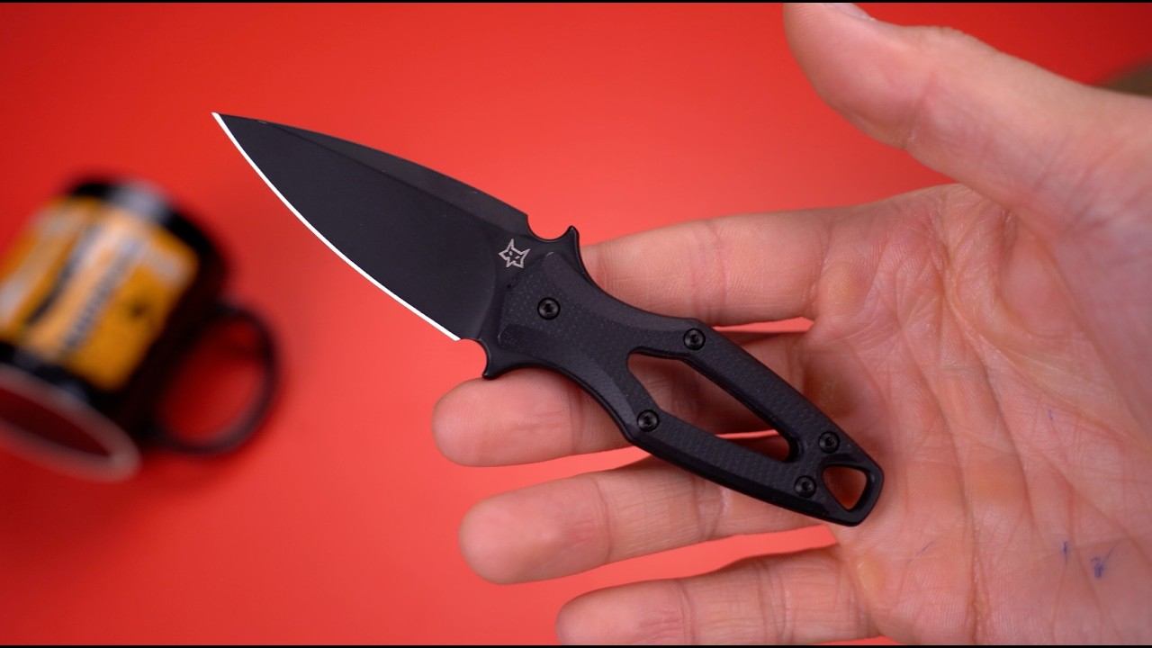 Нож Fox AKA black Top Shield сталь Elmax рукоять Black G10 (FX-553 B)