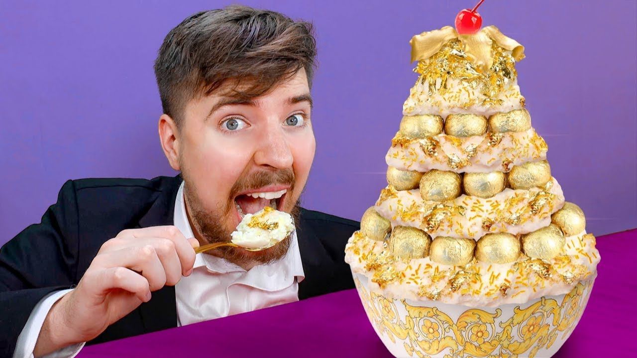 [MrBeast На Русском] - Съел мороженое из золота за 5,000,000₽
