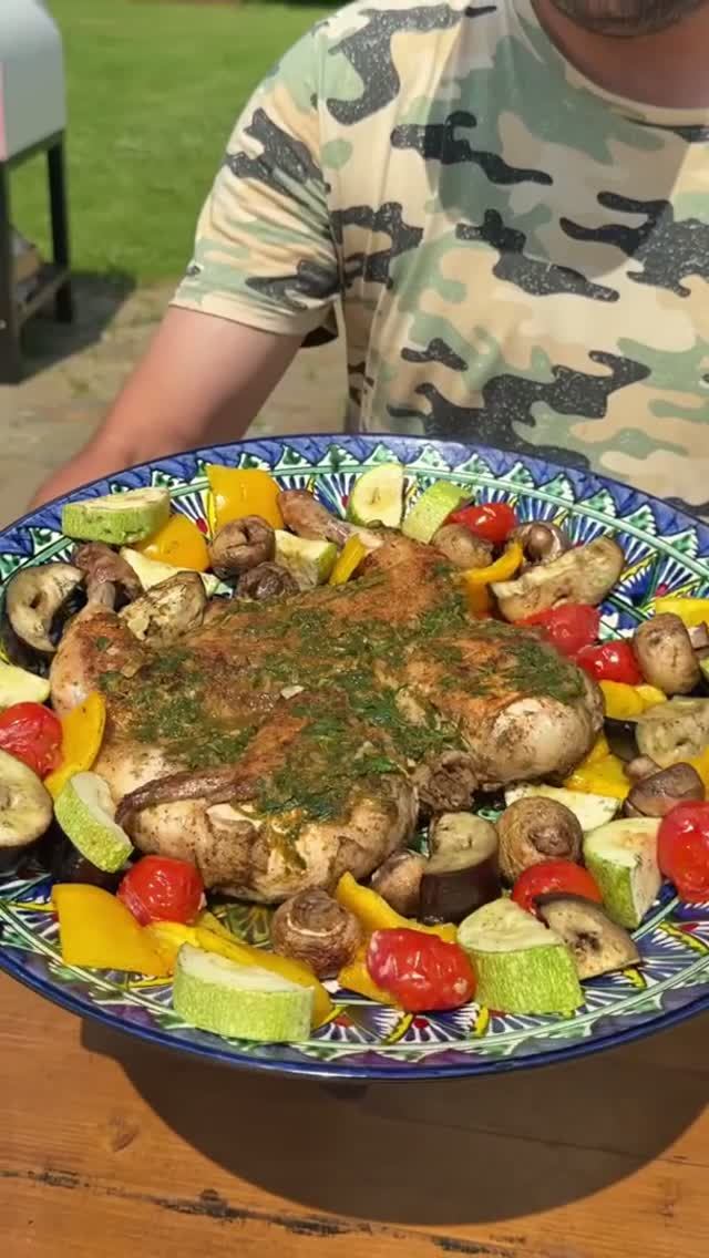 Курица по-аджарски.