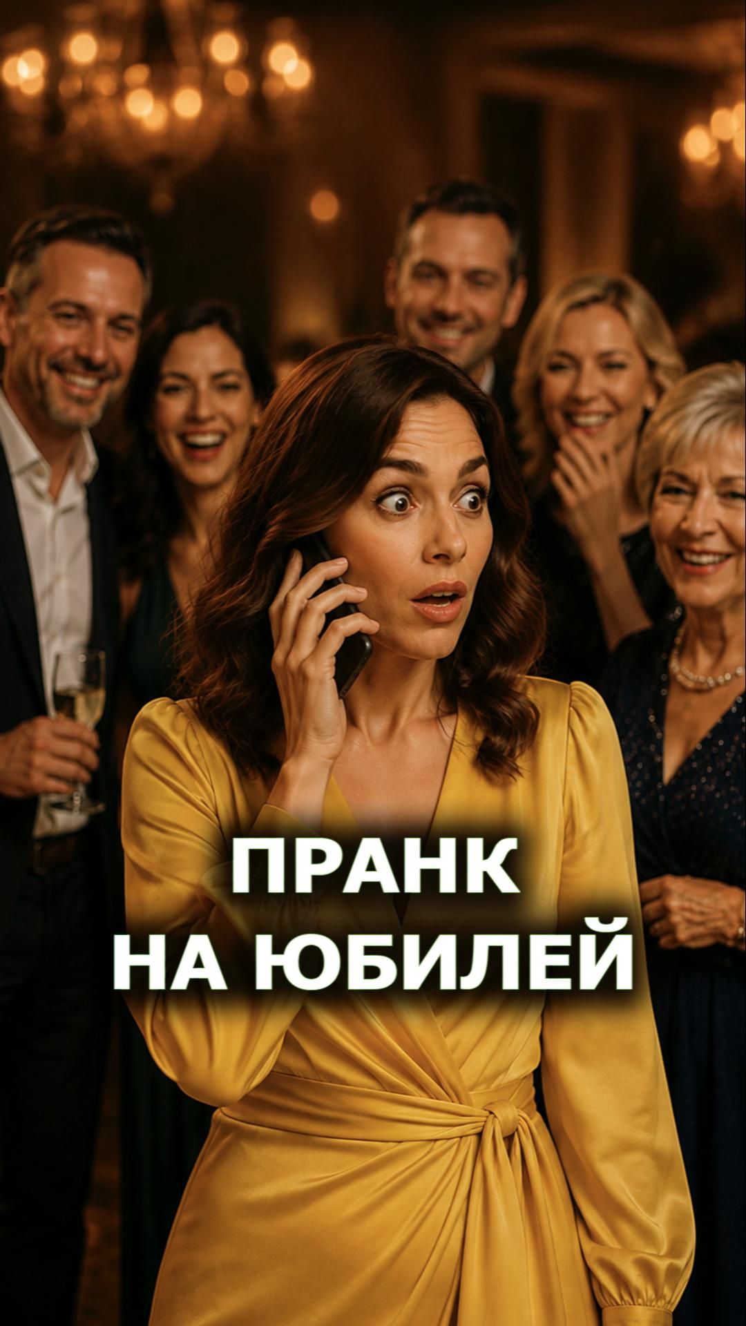 Телефонный пранк с гостями на юбилей