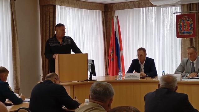 Заседание КЧС по строительству котельной в Каменке Ачинского округа (часть 5)