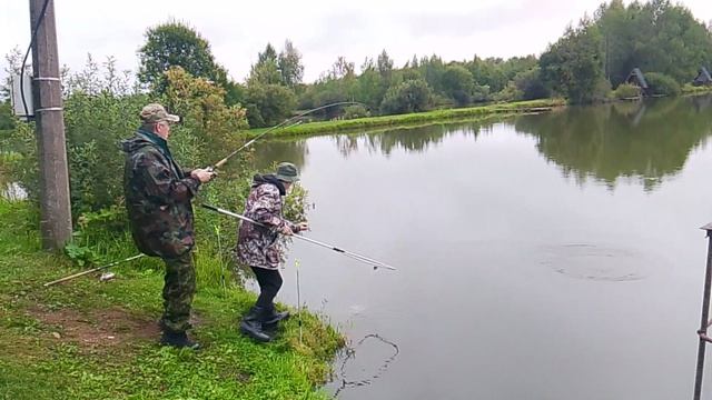 Ловля осётра на 2-м Вип водоёме РК 