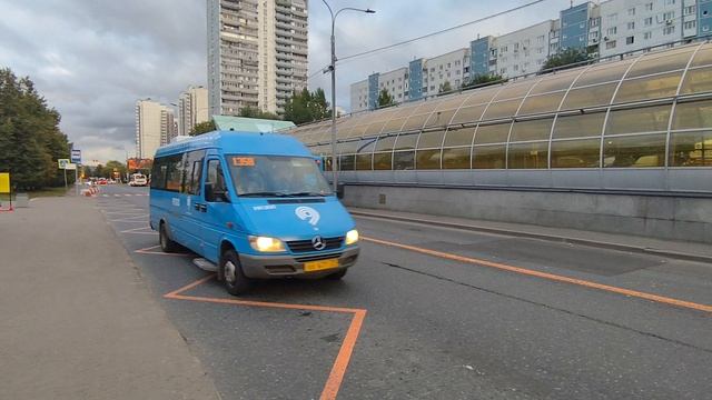 Маршрутка Mercedes Benz Спринтер борт 191300 маршрут 1358