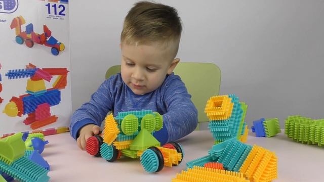  Конструктор БРИСТЛ Распаковка Строим Машинку и Дом