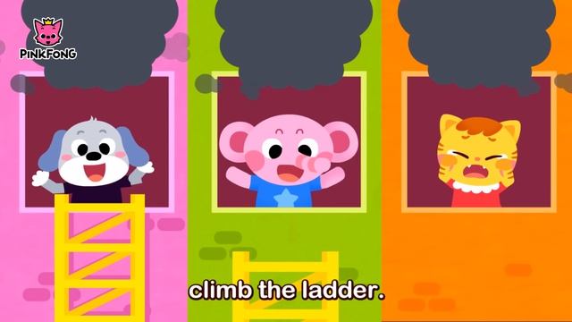 Быстро быстро едем на пожарной машине  Песни про машины  Песни PINKFONG для детей