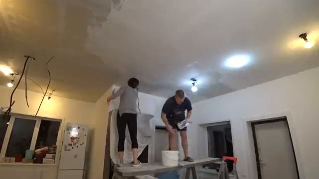 Конструкция парящего потолка из гипсокартона с подсветкой
