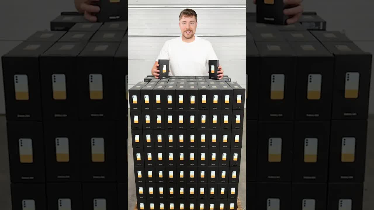 Раздаю 1000 Телефонов (Мистер Бист | Mr. Beast | Mr.Beast)
