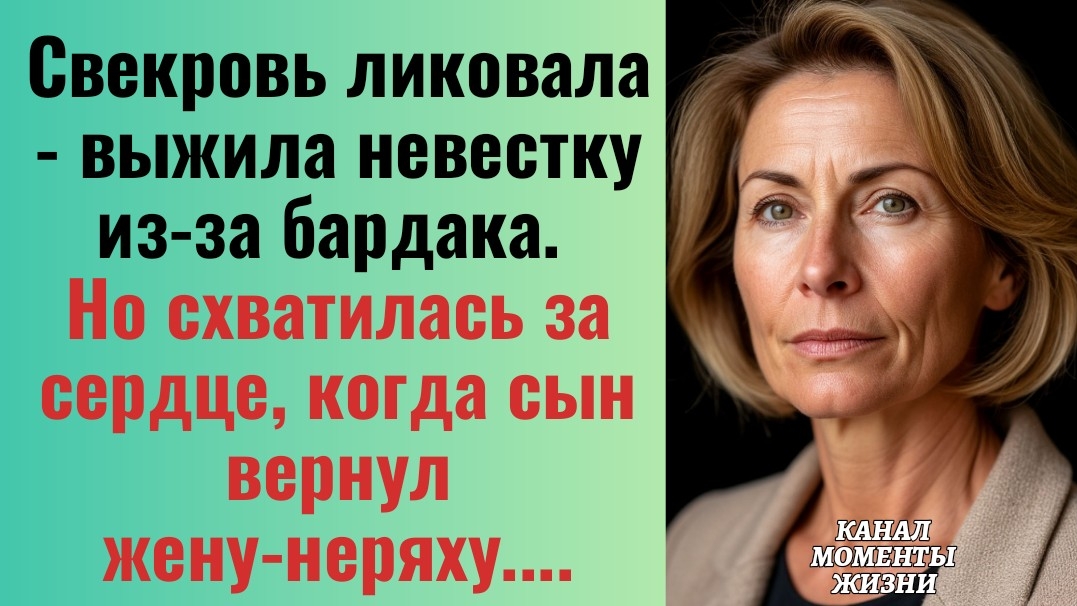 Истории из жизни/Свекровь выжила невестку из-за бардака, но сын/Аудиорассказы аудиокниги жизненные