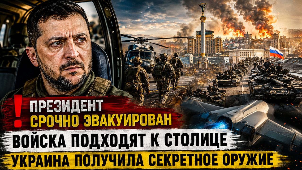 ❗️Президент срочно эвакуирован - войска подходят к столице Украина получила секретное оружие