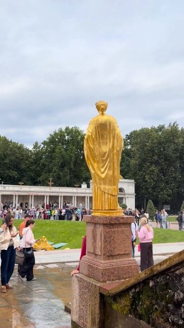 Живое видео Петродворца, фонтаны. Красота Большого Каскада...и Новый грот..