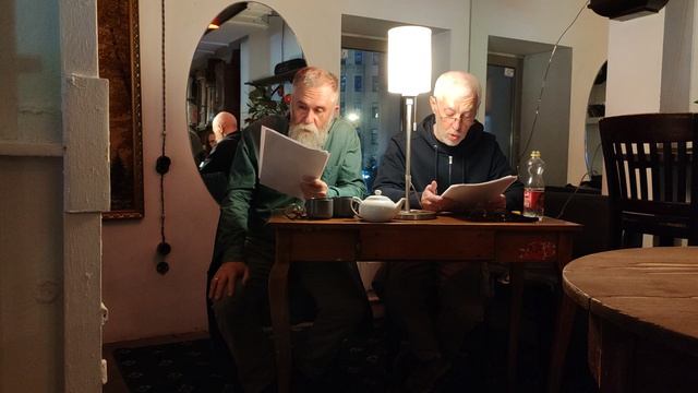 Вечер памяти писателя Сергея Заяицкого. Его прозу читают Владимир Белобров и Олег Попов