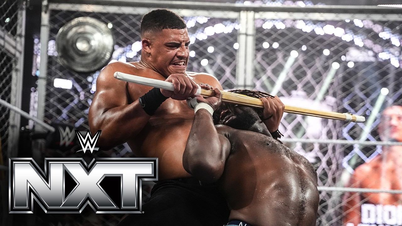 FULL MATCH: Saquon Shugars Vs. Dion Lennox | Weaponized Steel Cage Match: NXT Highlights
