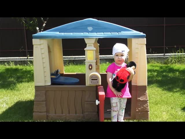 НОВЫЙ Игровой ДОМИК Дианы и Кукла Божья Коровка Распаковка