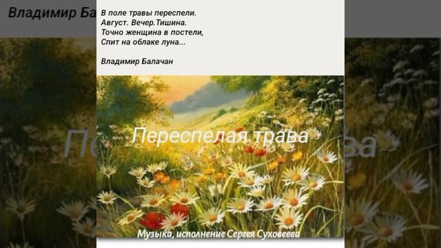 Переспелая трава