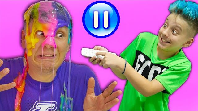 ⏸️ МЫ ОСТАНОВИЛИ ПАПУ НА 24 ЧАСА! 😱 ЧЕЛЛЕНДЖ ПОШЁЛ НЕ ПО ПЛАНУ!