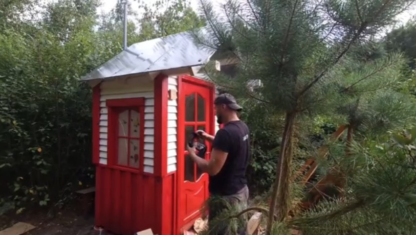 Построил ТАКОЙ туалет на ХУТОРЕ, что все завидуют! Большая стройка гаража!