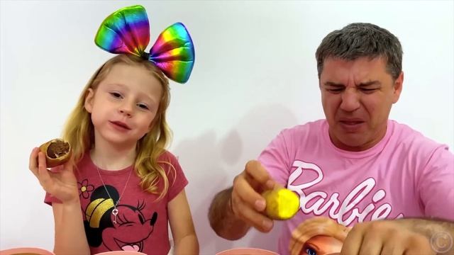 Настя - Шоколадный челлендж для друзей