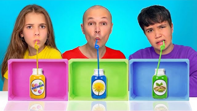 Необычные напитки челлендж