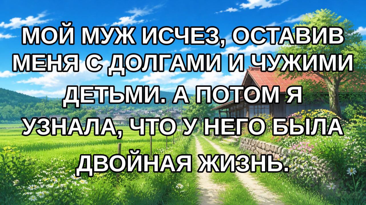 Мой муж исчез, оставив меня с долгами и чужими детьми. А потом я узнала, что у него была двойная ж