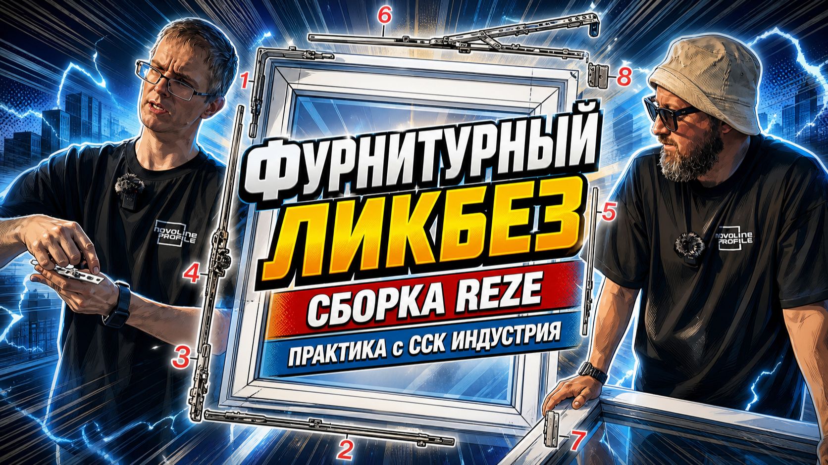 Обзор фурнитуры REZE ОБВЯЗКА СТВОРКИ. ССК ИНДУСТРИЯ.