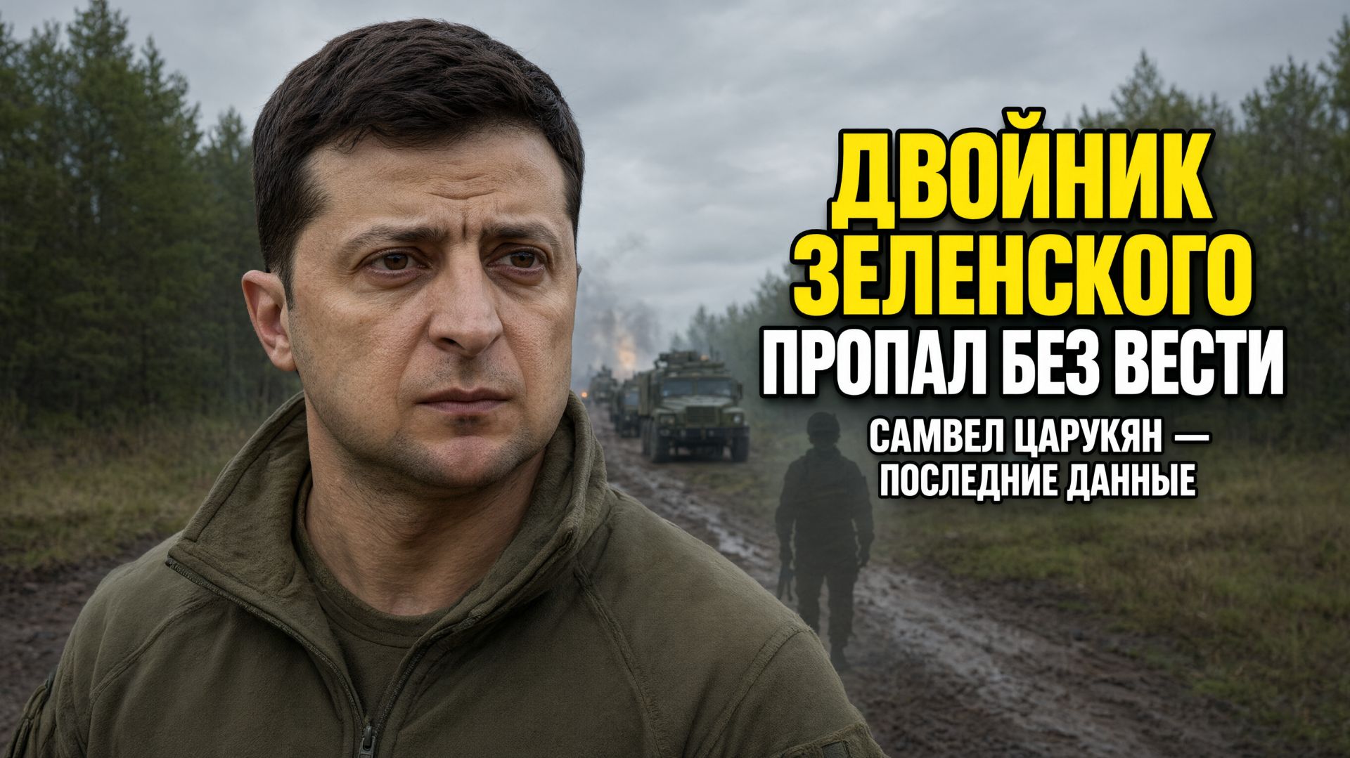 Двойник Зеленского пропал на передовой: Самвел Царукян не выходит на связь