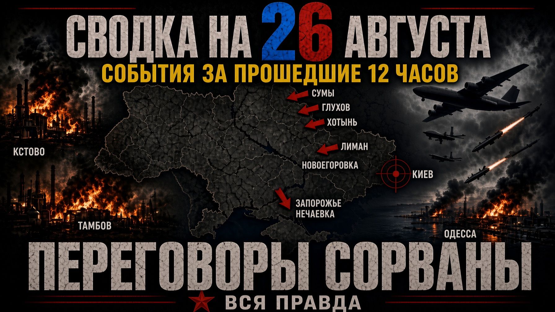 СВОДКА БОЕВЫХ ДЕЙСТВИЙ НА 26 АВГУСТА, КАРТА СВО СЕГОДНЯ, НОВОСТИ , СВО НА УКРАИНЕ 2026 ЮРИЙ ПОДОЛЯКА