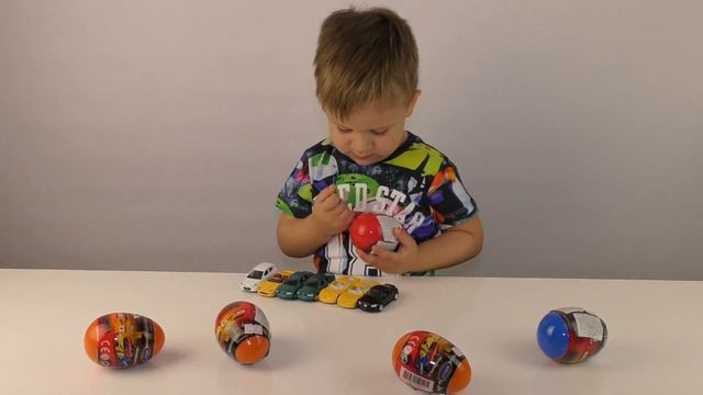 Машинки Яйца СЮРПРИЗ Распаковка и Обзор Игрушки Машинки от Рома Шоу EGG Cars Toys unboxing Video