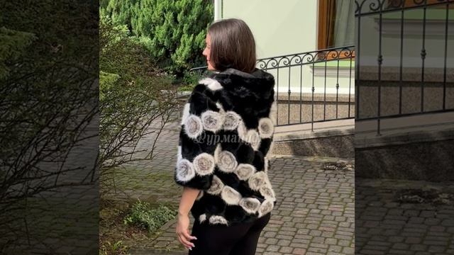 Легкая курточка из натурального меха норки , 903