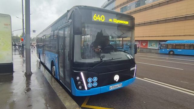 Автобус ЛиАЗ 5292 борт 6191007 маршрут 640