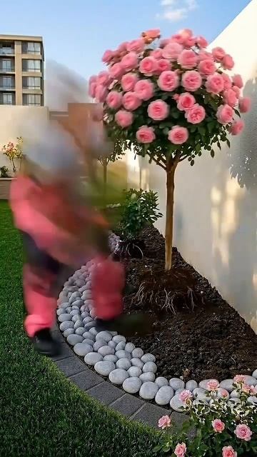 Отличные идеи для ландшафтного дизайна дома и дачи #дизайн #diy #ремонт #строительство #интерьер