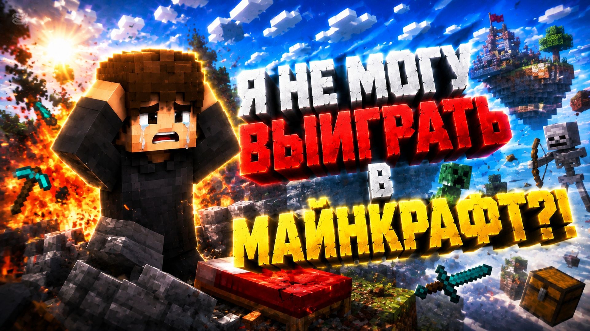 ПОЧЕМУ Я НЕ МОГУ ВЫИГРАТЬ В MINECRAFT?!  Майнкрафт Kempeleon