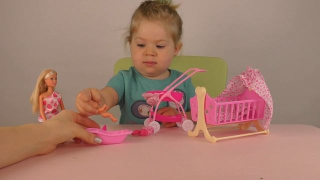 Обзор Игрушки Кукла Штеффи Baby doll Распаковка Игрушек