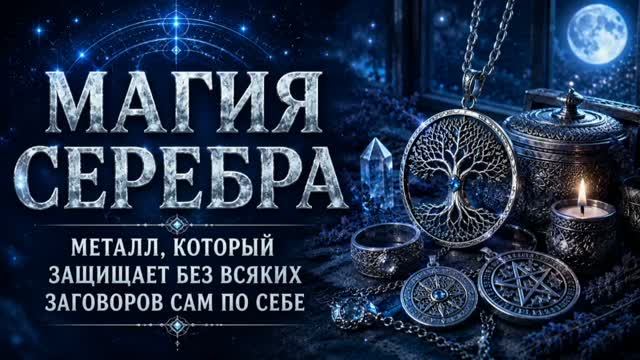 МАГИЯ СЕРЕБРА | КАК РАБОТАЮТ АМУЛЕТЫ И ТАЛИСМАНЫ ИЗ СЕРЕБРА ДЛЯ ЗАЩИТЫ И ОЧИЩЕНИЯ