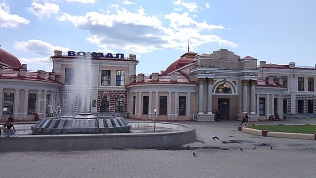 Фонтан у жд вокзала г.Чита. (6.08.2026).
