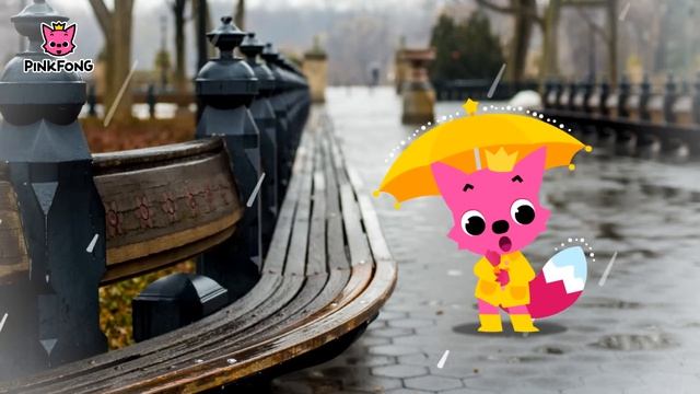 Звук дождя с PINKFONG  Как лучше спать  Белый шум  Песни PINKFONG для детей