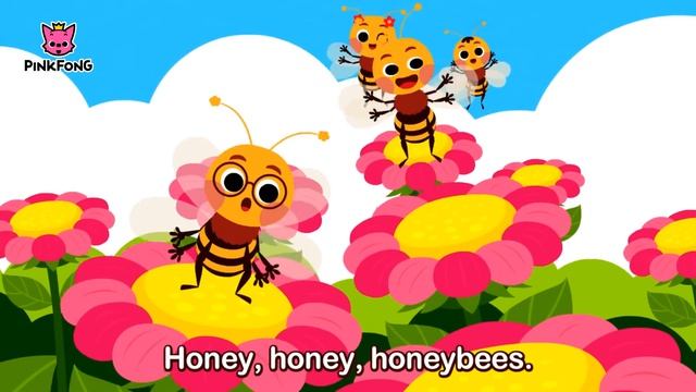 Пушистые жужжащие пчелки | Песни о насекомых | Песни PINKFONG для детей